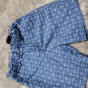 GAP Blue and White Toddler Shorts